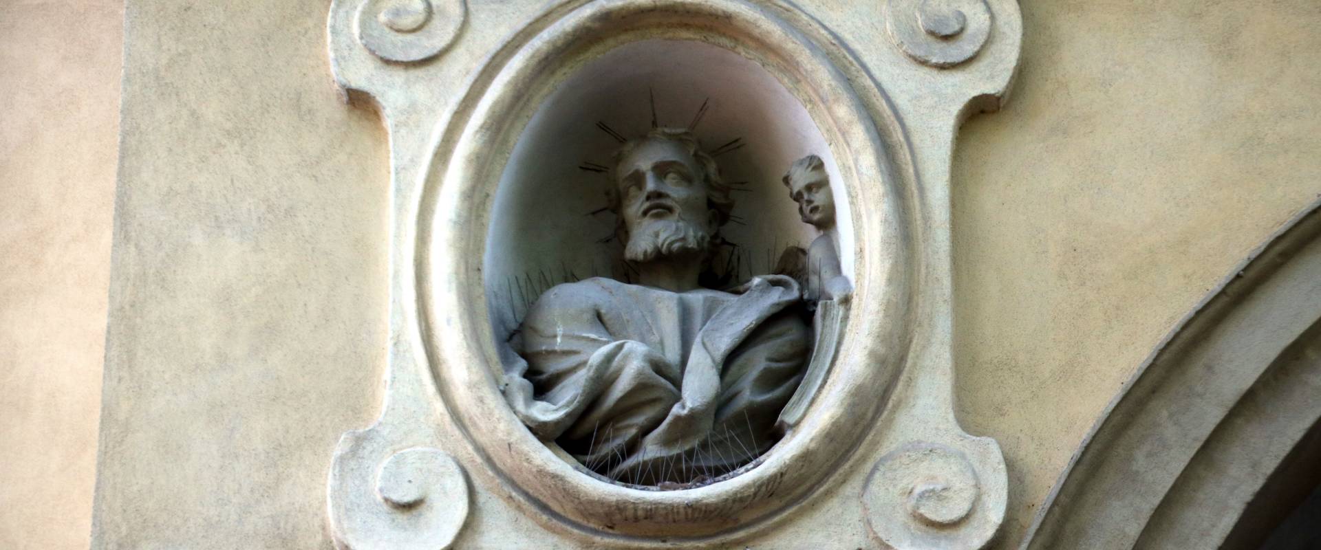Basilica di San Savino (Piacenza), busto della facciata 01 foto di Mongolo1984